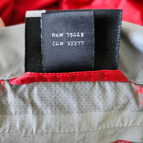 Marmot PreCip Womens Red Hooded Rain Jacket Windbreaker Gorpcore Light Size M - Picture 7 of 16